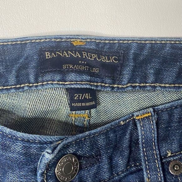 Banana Republic | Straight Leg Denim Jeans 4 Long - Picture 3 of 6